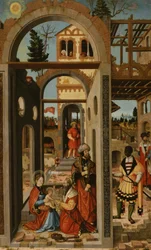 Aanbidding van de drie koningen, 1526